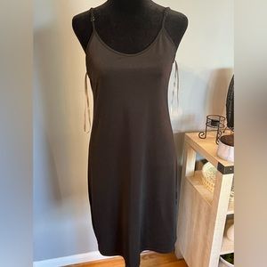 Karen Millen Black Slip Camisole Dress UK 3 US 0 Adjustable Straps